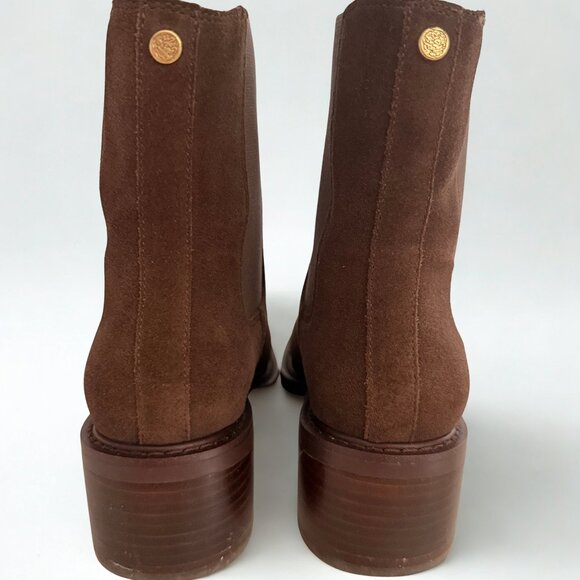 Vince Camuto Glina Brown Suede Chelsea Boot, box included. US 7.5 - Picture 2 of 5